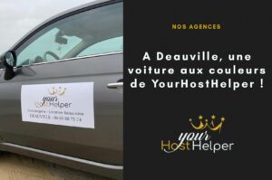 Read more about the article Conciergerie YourHostHelper à Deauville : Une fiat 500 à nos couleurs !