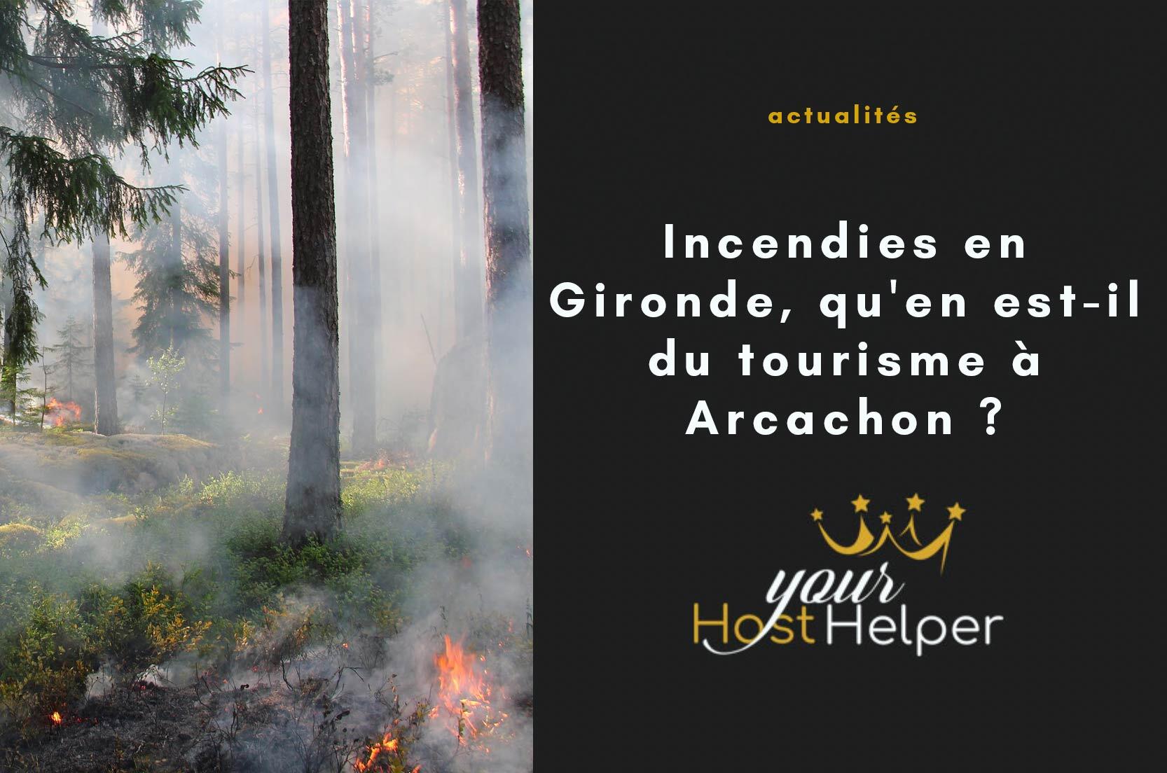 В момента гледате Пожарите в Жиронда, видяни от нашия портиер в Airbnb в Аркашон