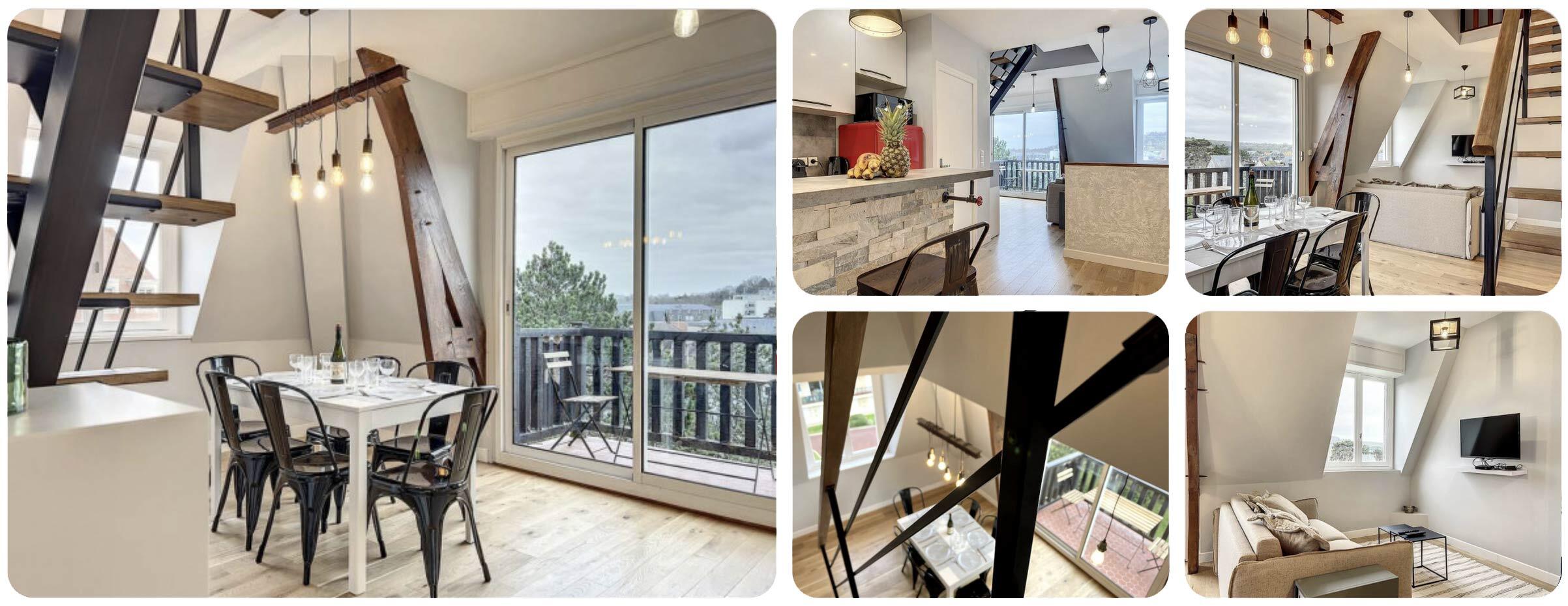 Décoration airbnb industriel typique