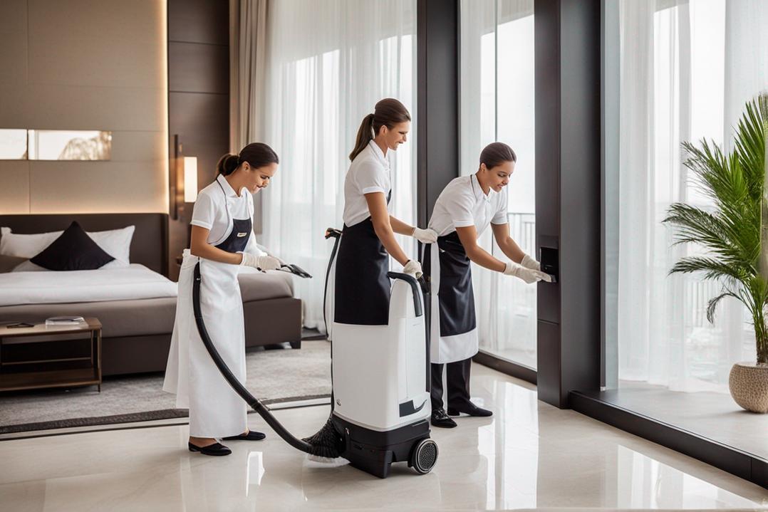 équipe ménage professionnelle conciergerie hôtelière